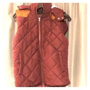 Padded vest with hood!